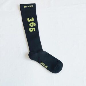 New FIGS Compression Socks 24/7 Style Size S Black Comfortable Supportive